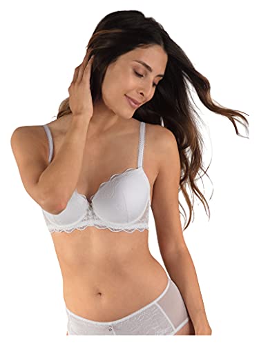 Naturana Vollspitzen Bügel-BH mit Schale - 7112 70 Champagner F von Naturana