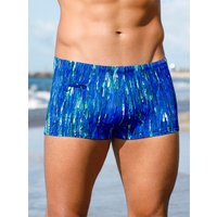 Witt Weiden Herren Badehose blau-bedruckt von Naturana