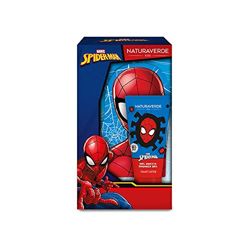 Naturaverde Kids Marvel Spiderman Waschhandschuh Geschenk Set Naturaverde Kids Marvel Spiderman Waschhandschuh Geschenk Set von Naturaverde