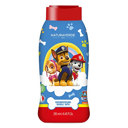 Naturaverde | Kids - Paw Patrol Double Bath Schaumbad für Kinder, Hygieneprodukte mit Avena-BIO-Extrakt, 250 ml von Naturaverde