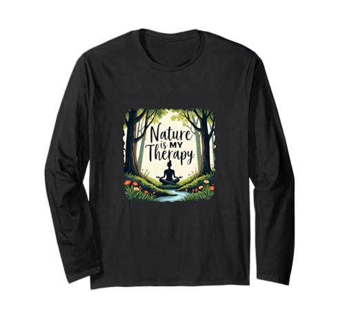 DIE NATUR IST MEINE THERAPIE - Magischer Wald - Damen Langarmshirt DIE NATUR IST MEINE THERAPIE - Magischer Wald - Damen Langarmshirt von Nature Lovers