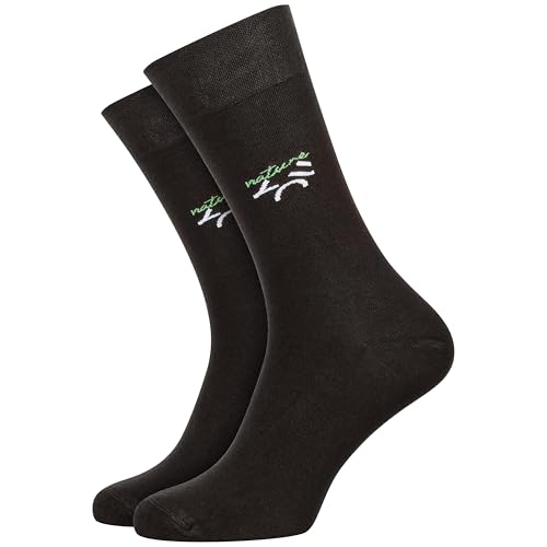 Nature You - Bambussocken lang 5 Paar Braun 39-42 Unisex Herren Damen von Nature You