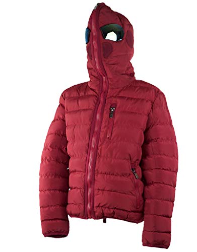 Winterjacke Jacke Schneejacke Skijacke Schnee Jungen Winter Kapuze 10J - 16J (14J.(158/164), weinrot) von Nature