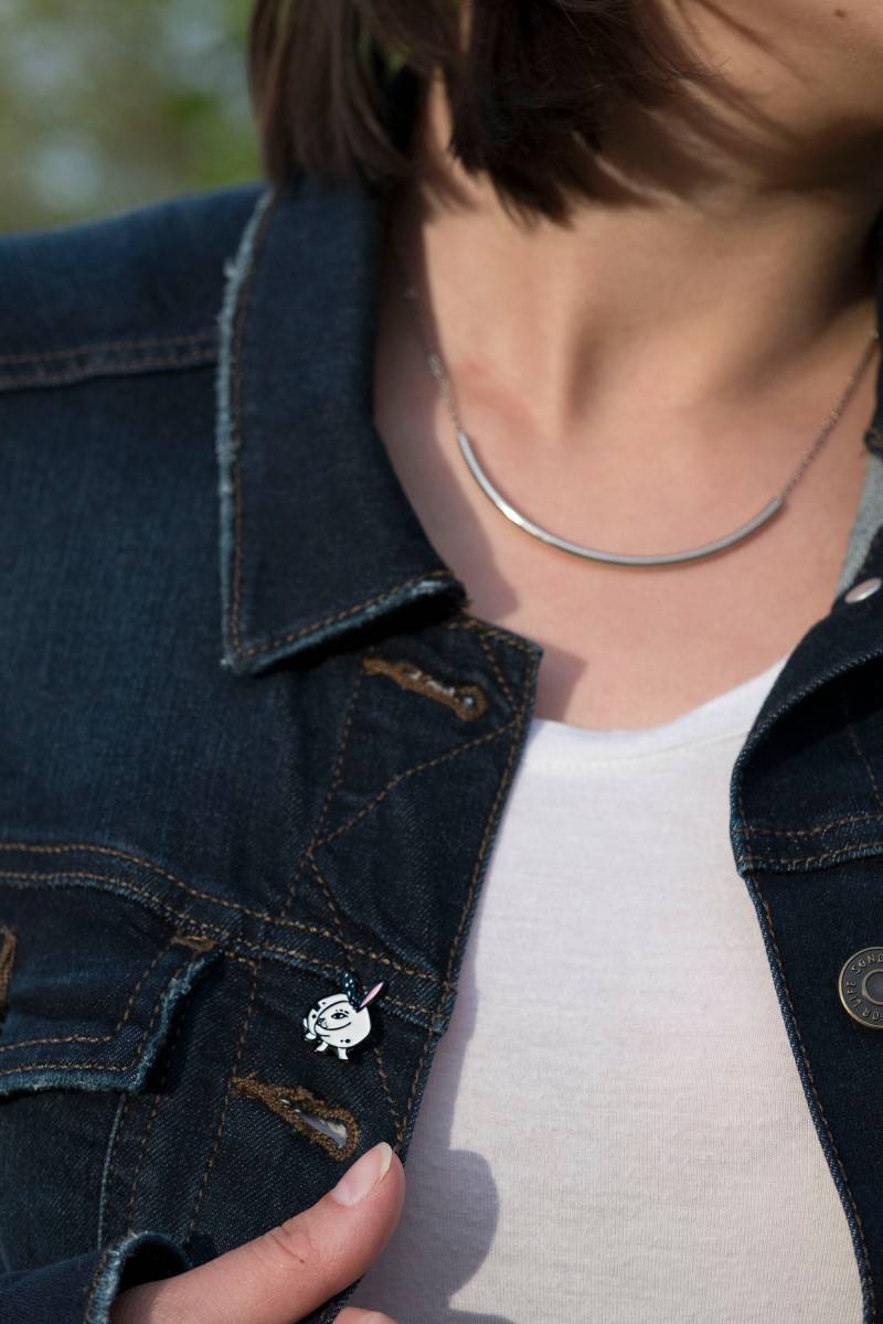 Mochi Die Mini Rex Pin Mochi Die Mini Rex Pin von NatureClubTreasures