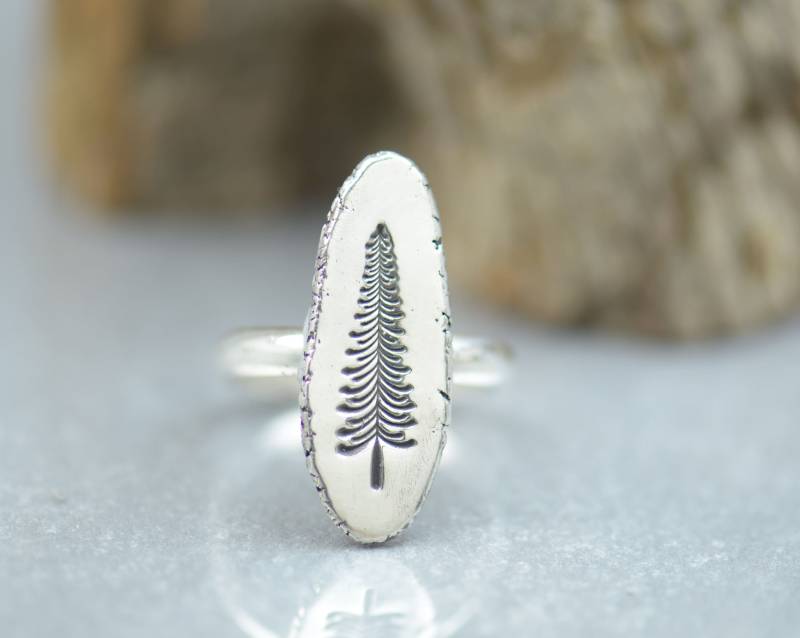 sterling Silber Baumring.artisan Handmade.rings Für Männer Oder Frauen.baum Des Lebens von NatureJourney