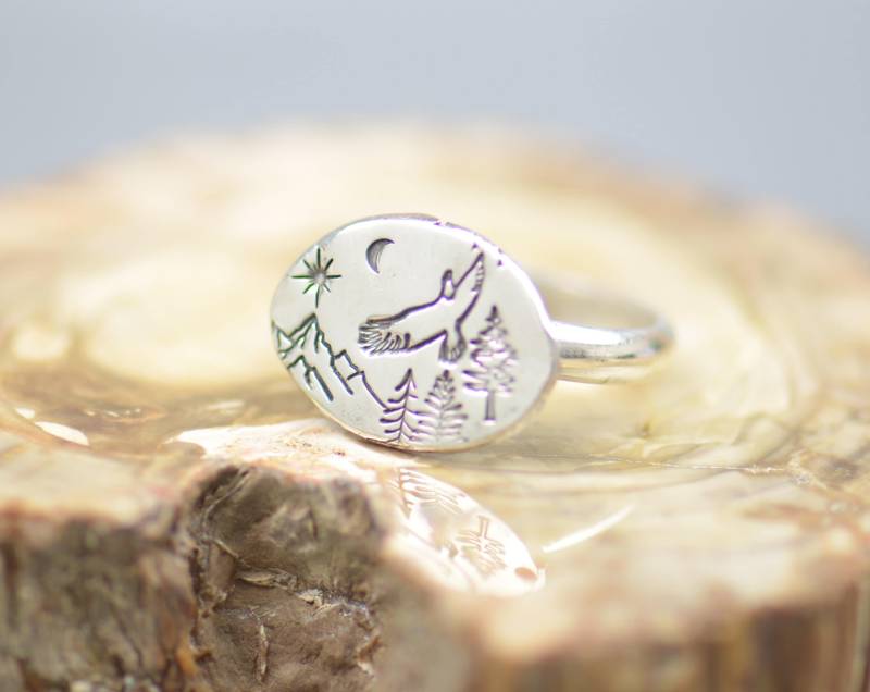 Vogel Ring.sterling Silber Adler Ring.artisan Handmade.rings Für Männer Oder Frauen von NatureJourney