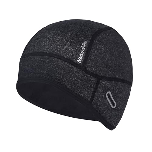 Naturehike Bandana Cap Kopftuch Outoor Schädelmütze Beanie Unisex, Winddicht Fahrradmütze unter Motorradhelm Liner mit Ohrenschützer Passt Brille für Skifahren, Laufen, Reiten, Motorradfahren von Naturehike