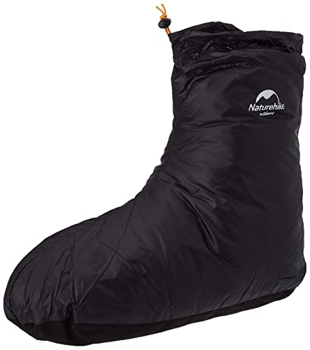Naturehike Unisex Ganso Federschuhe Gänsefedern Hausschuhe, Schwarz, Small von Naturehike