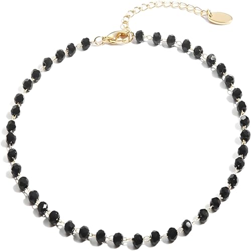 Naturepernulo Schwarze Perlenarmbänder für Frauen, verstellbar, goldfarben, schwarz, Glücksarmbänder, Medium, Legierung, Kein Edelstein Naturepernulo Schwarze Perlenarmbänder für Frauen, verstellbar, goldfarben, schwarz, Glücksarmbänder, Medium, Legierung, Kein Edelstein von Naturepernulo