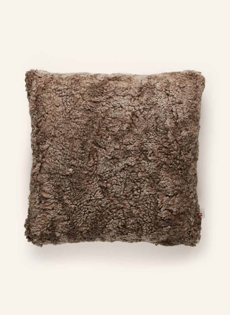 Natures Collection Dekokissen Checked Collection Mit Daunenfüllung grau von Natures Collection