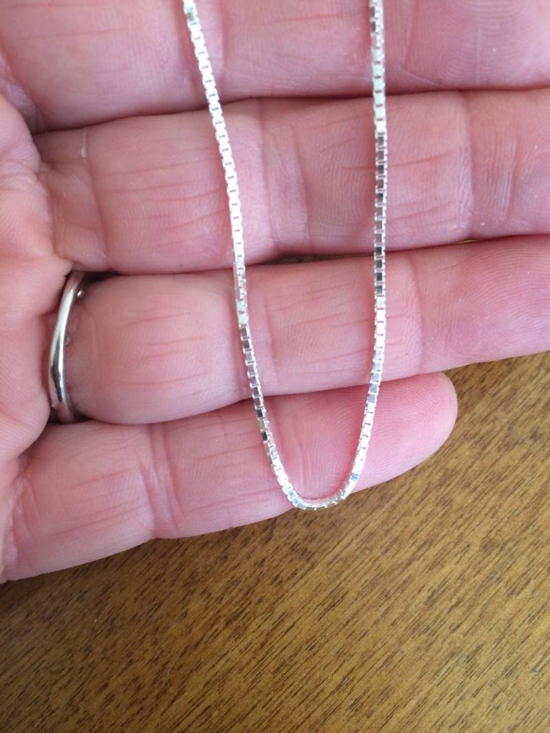 sterling Silber Halskette - 1.0 Mm, 20" von NaturesGemsNY