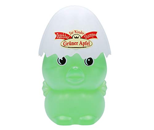 Sanddorn Naturfreunde Duschbad & Shampoo für Kinder 250 ml - Grüne Apfel (1,98 € /100 ml) Badeküken von Naturfreunde
