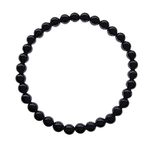 Naturheilmittel Heilsteine Methusalem GmbH Neu-Ulm TURMALIN schwarz Edelstein Schutz Armband 6mm Kugeln. Selbstschutz + Auraschutz + MOBBING & NEGATIVES abwehren. 81777 von Naturheilmittel Heilsteine Methusalem GmbH Neu-Ulm