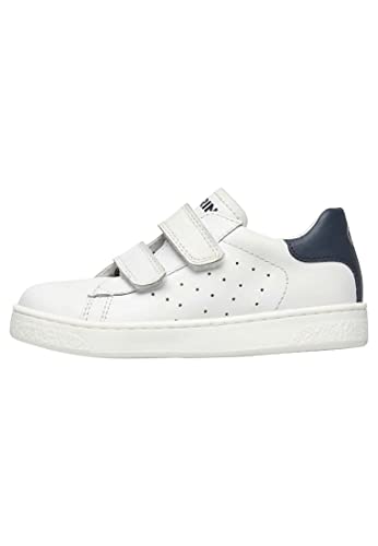 Naturino Sneakers aus Leder, Weiß-Blau 37 von Naturino