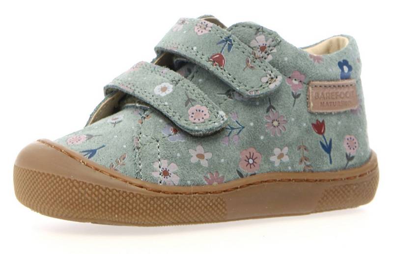 Naturino Amur Lauflernschuh Barfußschuh, Klettschuh mit Blumenprint, Größenschablone zum Download von Naturino