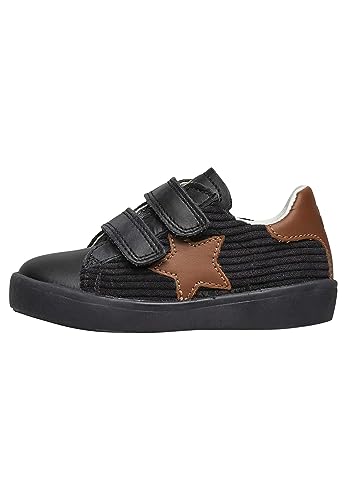 Naturino Annie VL-Sneakers aus Leder und Veloursleder-Schwarz, schwarz 26 von Naturino