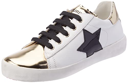 Naturino Annie Zip Gymnastikschuh, Platinum Black, 33 EU von Naturino
