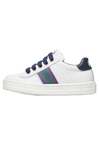 Naturino Assisi Zip Krippenschuh, White Navy, 24 EU von Naturino