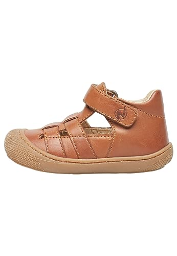 Naturino BEDE-Halb offene Sandalen aus Leder, Cognac 24 von Naturino