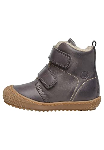 Naturino Bubble VL-Stiefeletten aus gefüttertem Nappaleder, Anthrazit 26 von Naturino