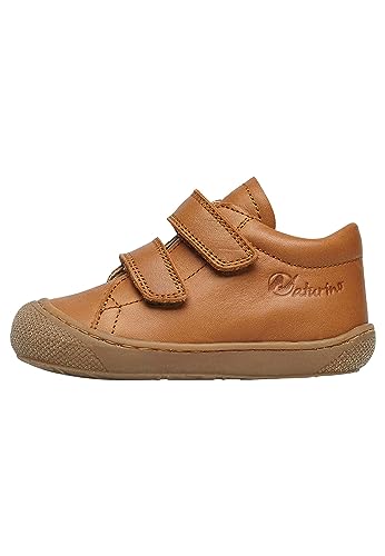 Naturino Cocoon VL-Lauflernschuhe aus Nappaleder, Cognac 18 von Naturino