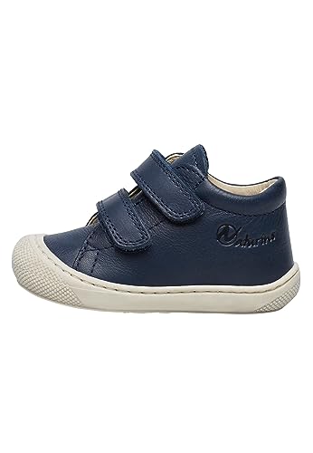 Naturino Cocoon VL-Lauflernschuhe aus Nappaleder, Marineblau 22 von Naturino