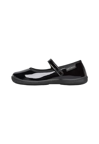 Naturino Ballerinas aus Lackleder, schwarz- 28 von Naturino