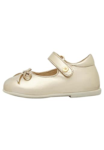 Naturino Ballet-Ballerinas aus Metallic-Leder, Gold 29 von Naturino