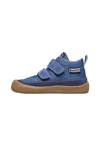 Naturino Barfußschuhe aus Leder und Stoff, Marineblau- 24 von Naturino