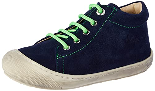 Naturino Cocoon Gymnastikschuh, Navy Green Fluo, 19 EU von Naturino