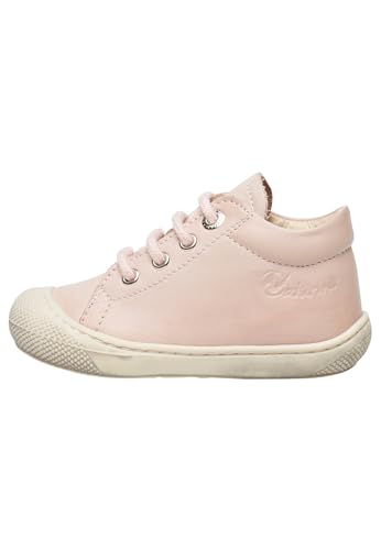 Naturino Cocoon-Lauflernschuhe aus Nappaleder, Puderrosa 19 von Naturino