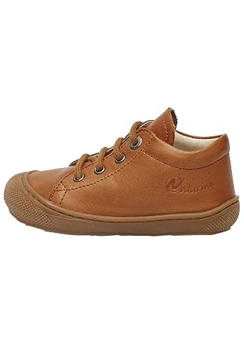 Naturino Cocoon-Lauflernschuhe aus Nappaleder, Cognac 29 von Naturino