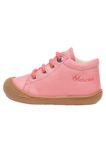 Naturino Cocoon-Lauflernschuhe aus Nappaleder Helles Rosa 19 von Naturino