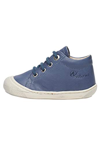 Naturino Cocoon-Lauflernschuhe aus Nappaleder azurblau 21 von Naturino