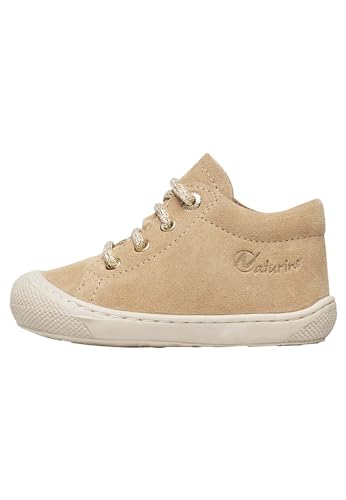 Naturino Cocoon-Lauflernschuhe aus Veloursleder, Beige 25 von Naturino