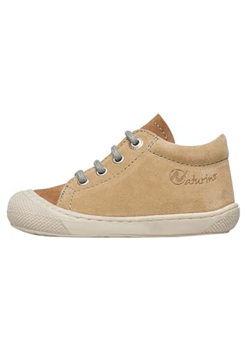 Naturino Cocoon-Lauflernschuhe aus Veloursleder, Hellbraun 24 von Naturino