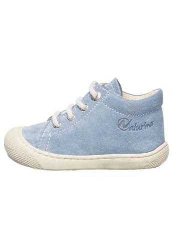 Naturino Cocoon-Lauflernschuhe aus Veloursleder, azurblau 23 von Naturino