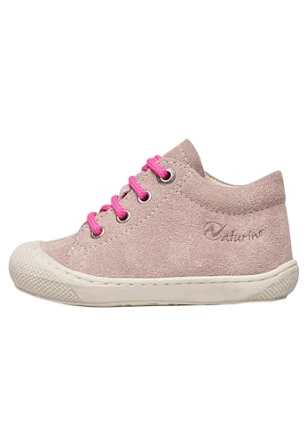 Naturino Cocoon-Lauflernschuhe aus Veloursleder-Rosa, Rosa-Fuchsie 20 von Naturino