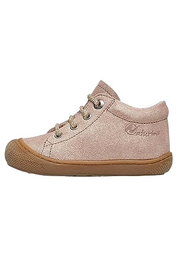 Naturino Cocoon-Scarpine primi passi in Suede glitterato, Rosa 28 von Naturino