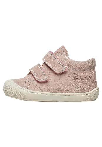 Naturino Cocoon VL-Lauflernschuhe aus Veloursleder-Rosa, Rosa-Fuchsie 20 von Naturino