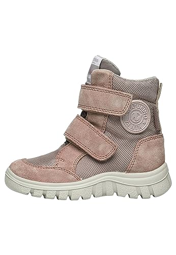 Naturino GEMINAE 2 WP-Stiefel aus Veloursleder und Stoff, Rosa 35 von Naturino