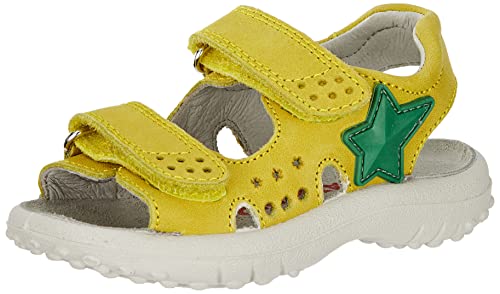 Naturino Dock Sandalen mit offenem Zehenbereich mit Klettverschluss, Yellow Military, 34 EU von Naturino