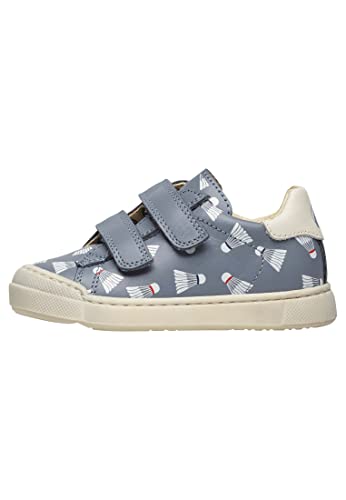 Naturino Eindhoven VL-Sneakers aus Leder mit Print, azurblau 20 von Naturino