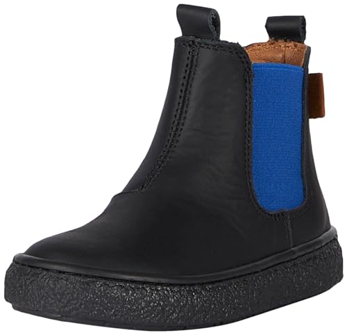 Naturino Figus Chelsea-Stiefel, Black Azure, 24 EU von Naturino