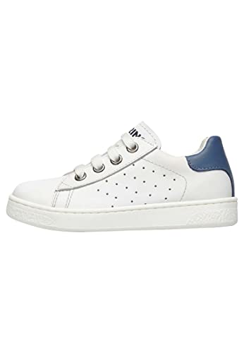 Naturino HASSELT 2 Zip.-Sneakers in Pelle-Bianco, Bianco 24 von Naturino