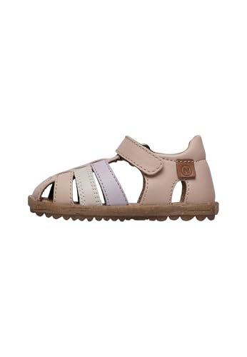 Naturino Halb geschlossene Sandalen aus Leder, Puderrosa 27 von Naturino