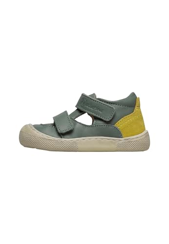 Naturino Halb offene Sandalen aus Leder und Veloursleder, grün 23 Naturino Halb offene Sandalen aus Leder und Veloursleder, grün 23 von Naturino