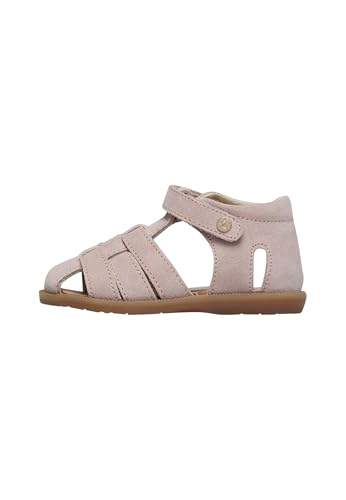 Naturino Halb offene Sandalen aus Veloursleder, Puderrosa 29 von Naturino