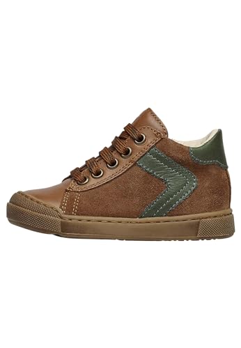 Naturino Heist Zip Krippenschuh, Braun Leder, 33 EU von Naturino