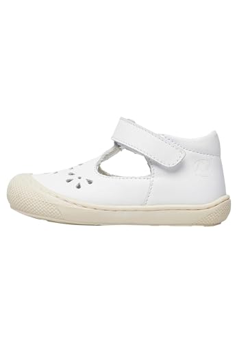 Naturino Jungen Mädchen Indis Ballerinas, Weiß, 19 EU von Naturino